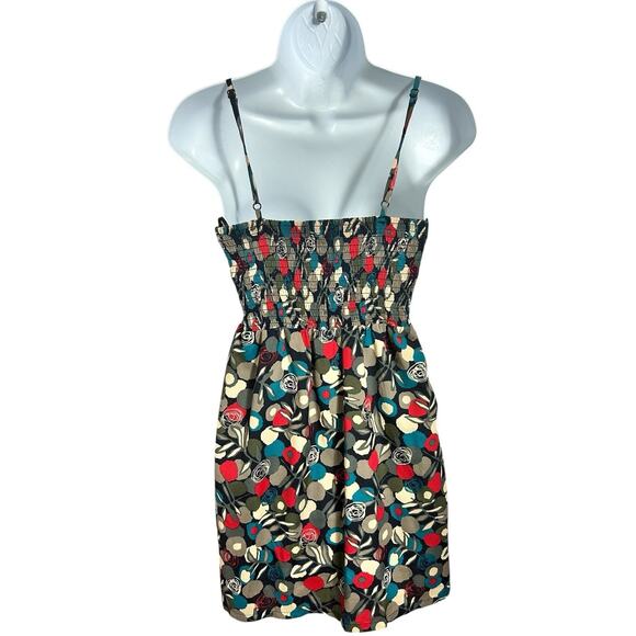 Vintage Forever 21 Floral Mini Dress Sz Small Sleeveless Button Front Sundress - Picture 5 of 6